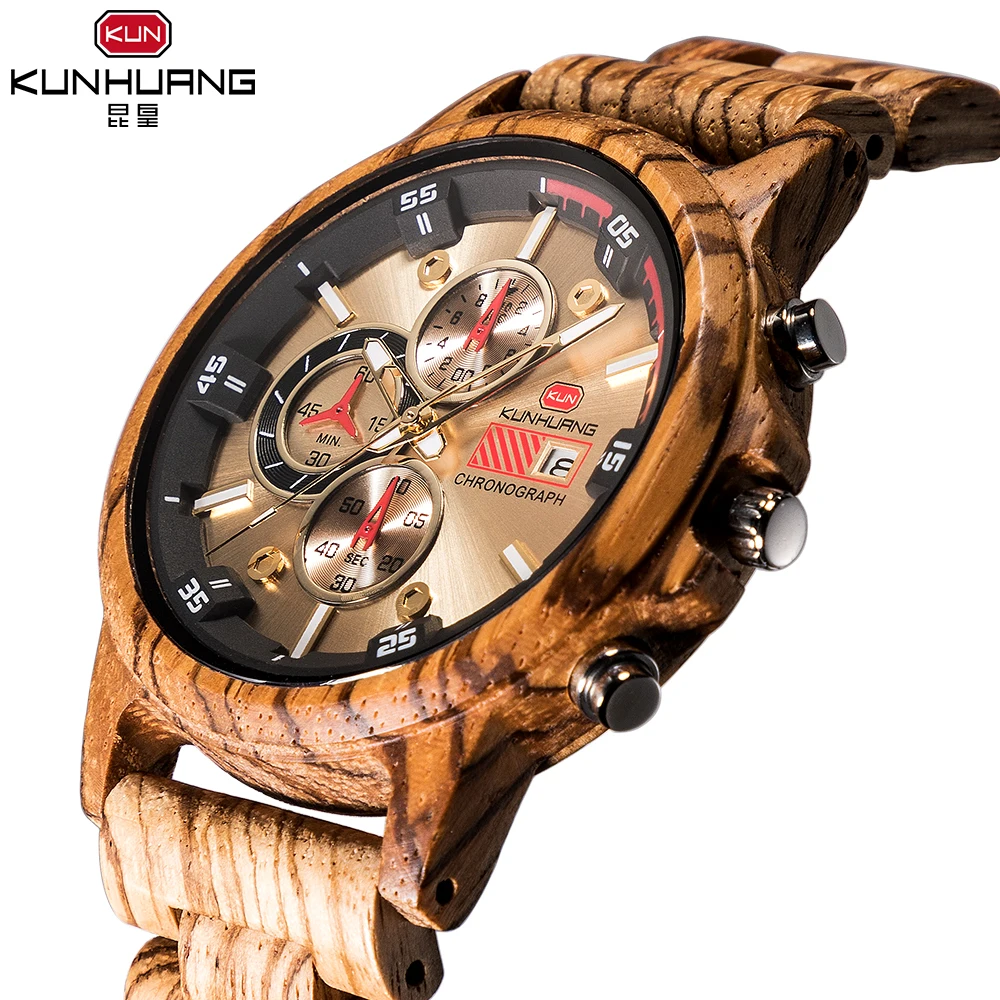 

custom new sport wooden wrist watch odm quartz wrist bamboo wood watches for man own label