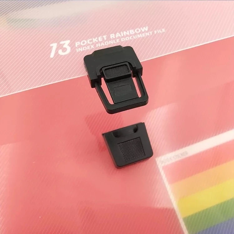 
Stationery Plastic Buckle For A4 Size Pocket Expanding File Document Bag Organizer Folders File Case 