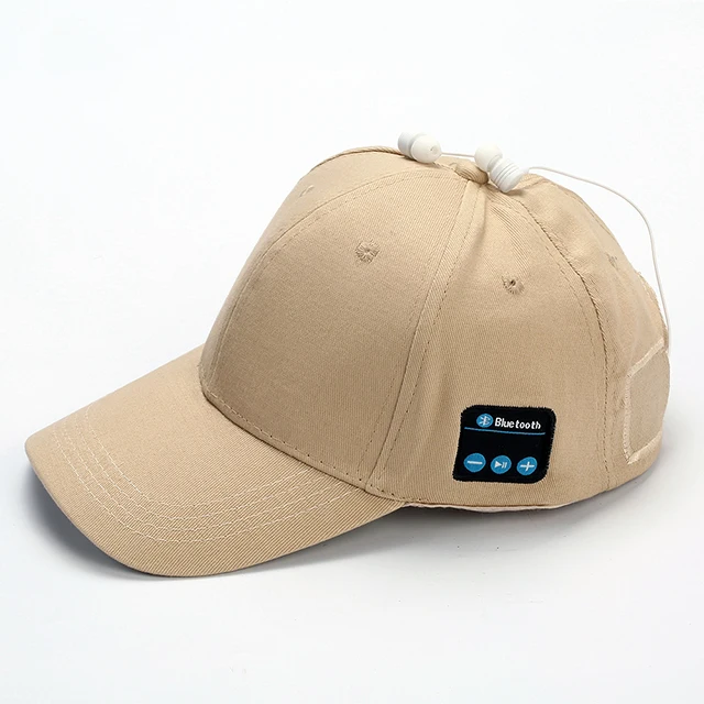 
Large Stock Supplier 2019 Amazon Smart Music Snapback Cap Cotton Embroidery Baseball Hat Bluetooth Headset Music Cap 