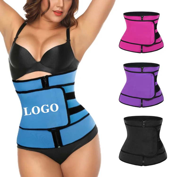 Latest Style 4 Colors Custom Logo Cheapest Thin Neoprene Slimming Belt  Waist Trimmer