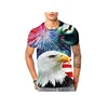 Men Animal printing tshirt Custom Cool Casual 3D Digital Graphics dry fit casual t shirt