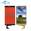 Cellular phone lcd Parts For Huawei P8 Touch screen Display with front cover frame,For Huawei P8 DIgitizer