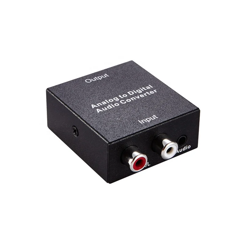 

Analog to Digital Audio Converter Convert analog L/R audio signal to Coaxial or Toslink digital audio signal