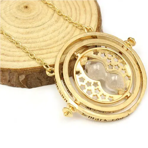 

Yiwu Ruigang 18K Gold Plated Stainless Steel Time Turner Necklace hour Hourglass, Customized