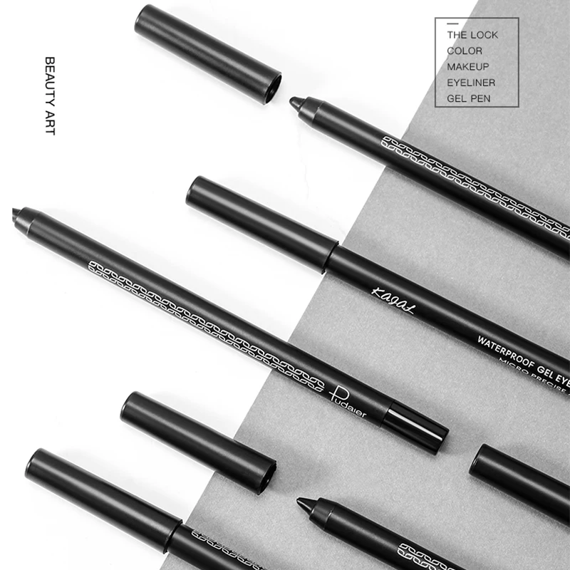 

Kajal Eyepencil Best Waterproof Eyeliner Pudaier Eye Makeup Matte Eye Pencil, Balck