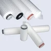 0.22 0.45 0.3 micron Hydrophilic PTFE sterile pleated filter for aqueous solution