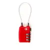 3 Digit Combination Padlock TSA Lock Luggage Suitcase Travel Bag Code Lock Black red yellow blue Alloy Combination Lock