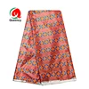 HD chic African mums ankara print silk satin fabric for combo bride