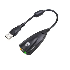5H V2 USB 71 Channel Sound Adapter cm108 independiente External 7.1 USB Sound Card
