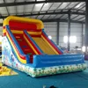 China manufacturer Colorful 0.55mm PVC children outdoor inflatable games bouncer jumping castle slide