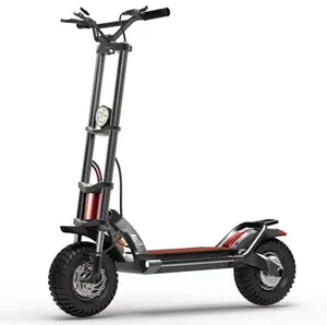 Kaabo Wolf Warrior electric powerful scooter 2400W/5000w scooter  for adult with racing tires