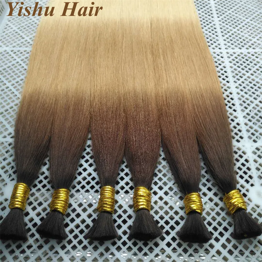 

Best Sales Wholesale High Quality 100% Remy Natural Cuticle aligned Virgin Human Brazilian Bulk Hair Extensions Without Weft