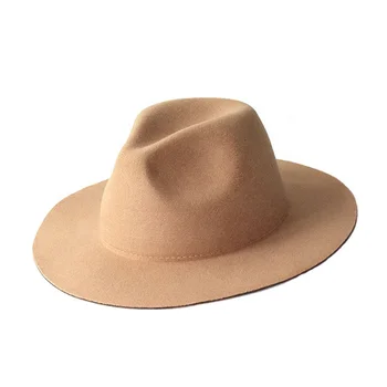 ladies wide brim fedora hats