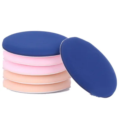 

professional soft non latex round sponge wet and dry dual use air cushion puff, Multiple colors