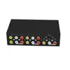 1 to 4 Composite Video Audio 3RCA AV Powered Amplifier Splitter distributor Box 1 In 4 Out