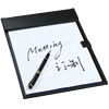 A4 pu leather meeting pad with coaster conference note pad