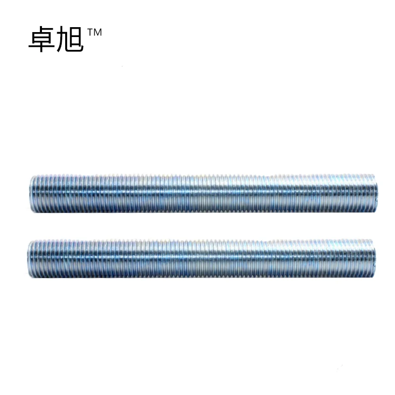 
OEM Full Thread Bar Bolts Fastener Manufacture Customized Zinc Plated Surface Treatment Thread Rod DIN975 