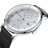 2019 New Mini Focus Men Quartz Analog Watches New Leather Band watch Fashion&Casual Watch Auto Date