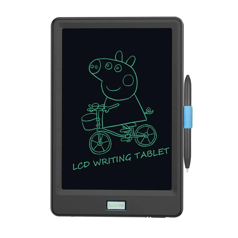 

Newyes Free Shipping 10 Inch Kids Erasable Paperless Electronic Writing Pad Tablette Lcd Drawing Tablet, Pink, black