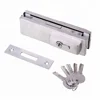 China Factory direct furniture drawer Frameless Sliding Glass Door Lock Patch Fitting Locking Clamp