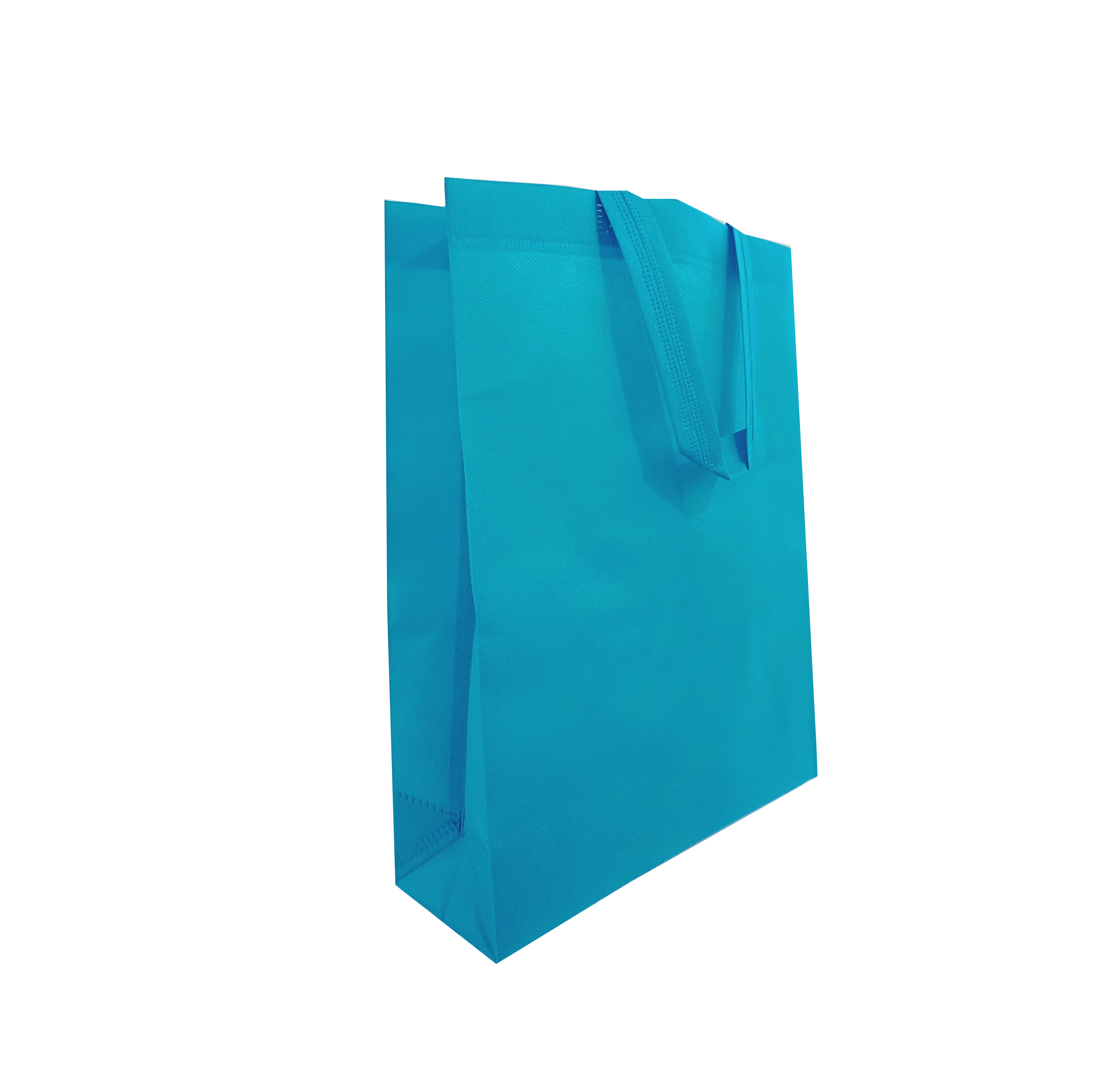 

Cheap custom printed recyclable fabric non woven carry bag with logo, Black&blue&red&green or customized