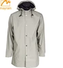 2019 new design Wholesale Custom Mens PU/POLYESTER Rain Jacket Waterproof