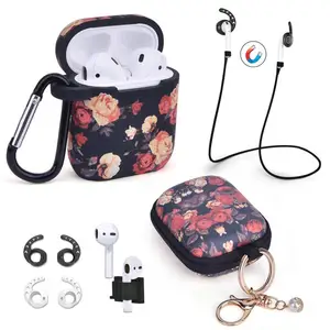 7 1 Floral Accessories Set Apple AirPods 1 & 2