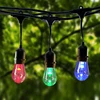 Bulb string lights S14 RGBW String lights with RF wireless remote control