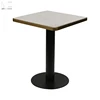 modern furniture dining room square dining table marble top stainless steel base