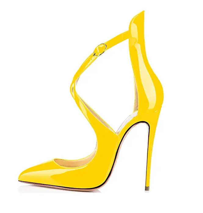 

Hot Selling Latest Variety Color Tape Wrap Ankle High Heel Shoes, Customized