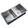 On Sales Rv Undermount Double Bowl Kitchen Sink, Kitchen Stainless Steel Sink Work Table How To Install Kitchen Sink*