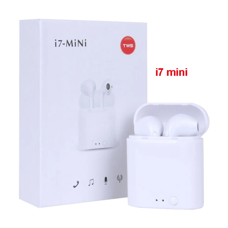 

Invisible i7 mini TWS Twins True Wireless Blue tooth Stereo In-Ear Earphone headphone Earbuds, N/a