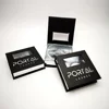 Black magnetic square mink eyelash box packaging with window