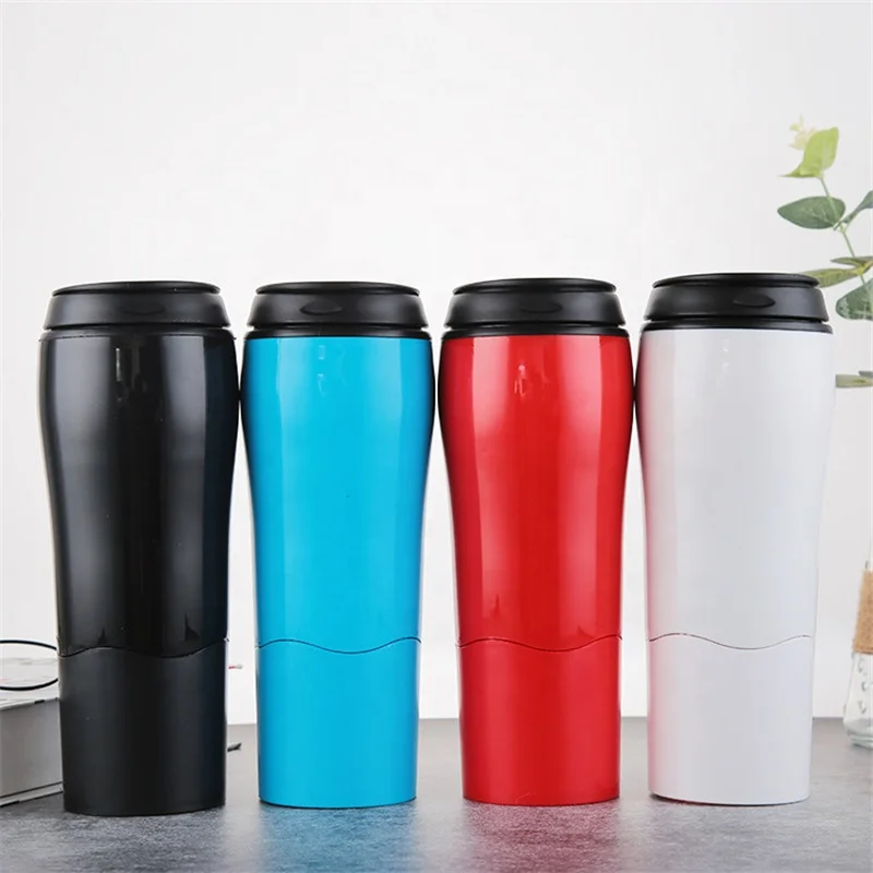 

2019 Hot Sell Office And Car Use magic suction travel mug Personalized Non-Spill Non Fall Suction Mug Coffee Drinking Mugs, Custom color/ white;red;blue;black