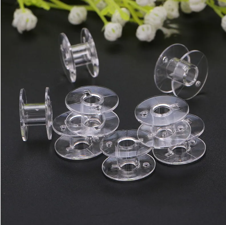 
High Quality Transparent Plastic Sewing Bobbin,Plastic Spool For Sewing Machine 