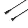 110v 125v Ac Iec Computer Cord Desktop Us 2pin Pvc 8 Figure Power Cable