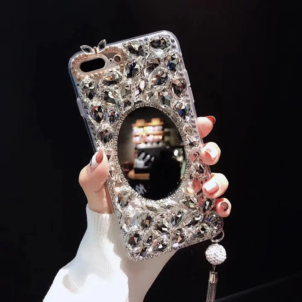 

DIY Diamond Case For Huawei P30 pro , ins hot selling Bling Crystal Case For iphone xs max