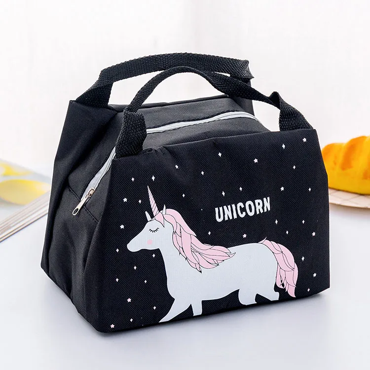 

Children Kids Cute Pattern Insulated Cooler Lunch Bag for Food Delivery, Multi-color