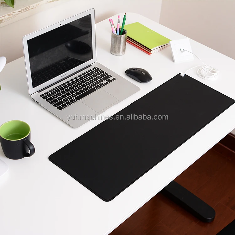 

CONDUCTIVE Grounded Connection Desk Mat, Black edge and green edge