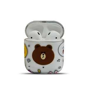 Silicone Rubber Protective Case AirPods Earphone Carrying Case