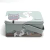 Fashion Elegant Small Rectangular Candy Cookie Biscuit Chocolate Gift Metal Box Storage Tin Box With Handle
