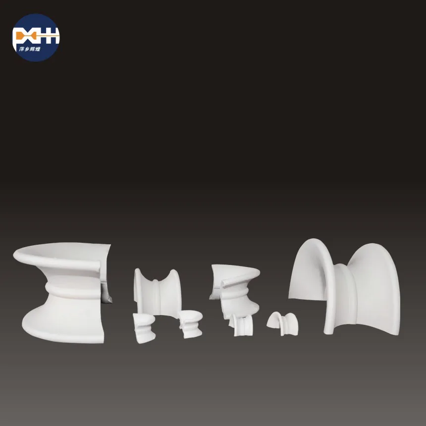 
high efficiency Good thermal shock resistance intalox ceramic saddle packing 