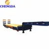 70 80 tons 4 four axles low bed lowbed lowboy semi truck trailer for sale
