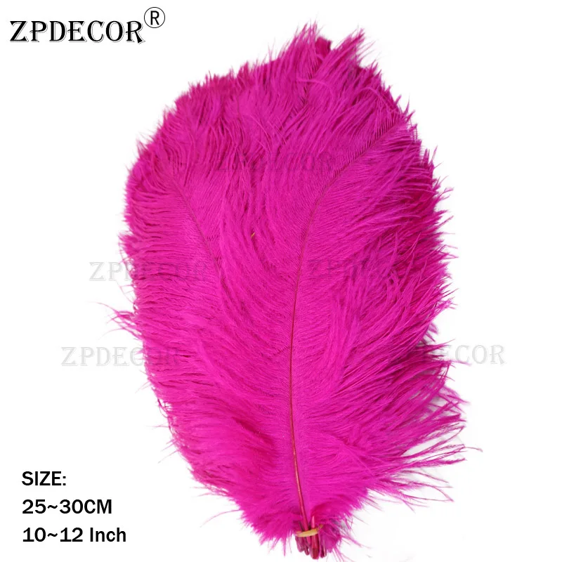 
25-30 CM 1packs 20 PCS Frist-Grade Cheap Ostrich Feathers for DIY or Arts and crafts 