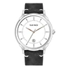 2019 Men Watch Leather Banded Wrist Watch Blank Dial Custom Male Watch OEM Accepted