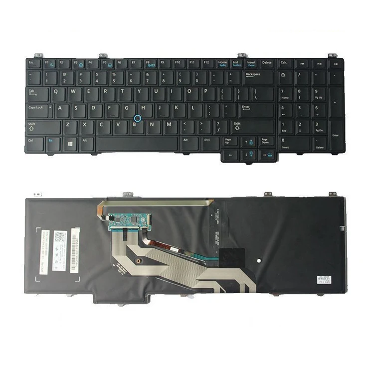 

HK-HHT US keyboard for Dell Latitude E5540 with backlit laptop Keyboard