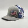 Cheap Custom Colorful Printed Patterns Cap,6 Panel Classic Grey Truck Hat,Soft Mesh Men'S Women'S Summer Trucker Cap