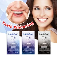 

LANBENA Teeth Whitening Strips For Night Oral Hygiene Teeth Veneers White Strips Removes Plaque Stains 7 Pairs / Box Dropshippin
