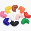 Best Selling Products 48*40mm PU Leather Heart Charms Pendants Handbag Fittings and Keychain Accessories