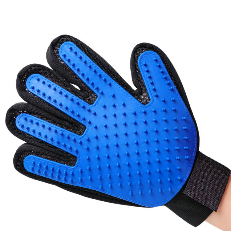 

Pet Cleaning Products Hair Remover Glove Brush Customized Silicone Pet Grooming Glove, Blue,red,green,pink..and so on